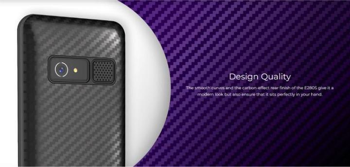 Actual product image Energizer E280S 4G BLACK (Black, 2.80", Dual SIM, 4G)