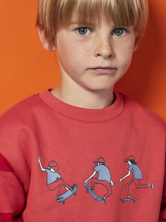 Actual product image Vertbaudet Jungen Skateboard-Sweatshirt mit Recycling-Polyester (92)