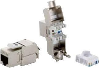 Produktbild equip Keystone Jack geschirmt Cat.6 LSA Premium 8er Set Polybeutel
