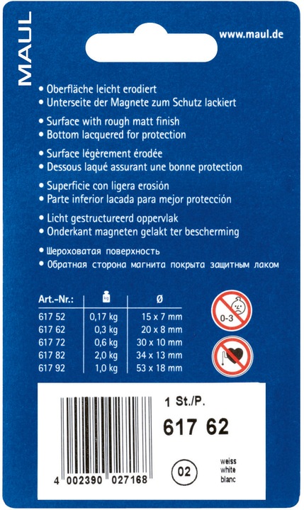 Immagine prodotto Maul per magnete (6 x)