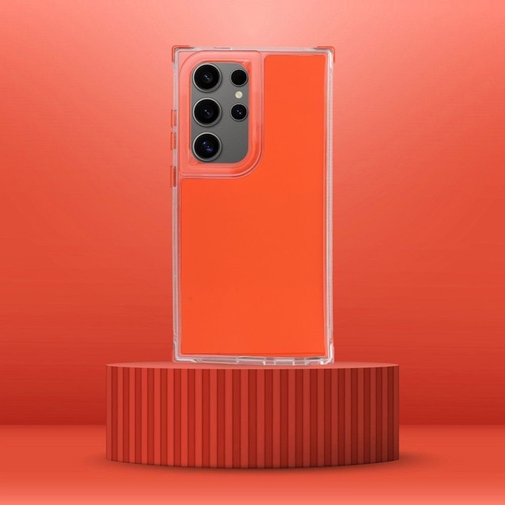 Produktbild OEM LCD display! MATRIX Case for XIAOMI Redmi Note 14 5G orange (Xiaomi Redmi Note 14 Pro 5G)