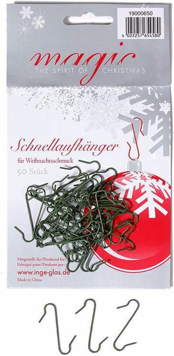 Produktbild Inge’s Glas Christmas Decor S-Haken (50-teilig)