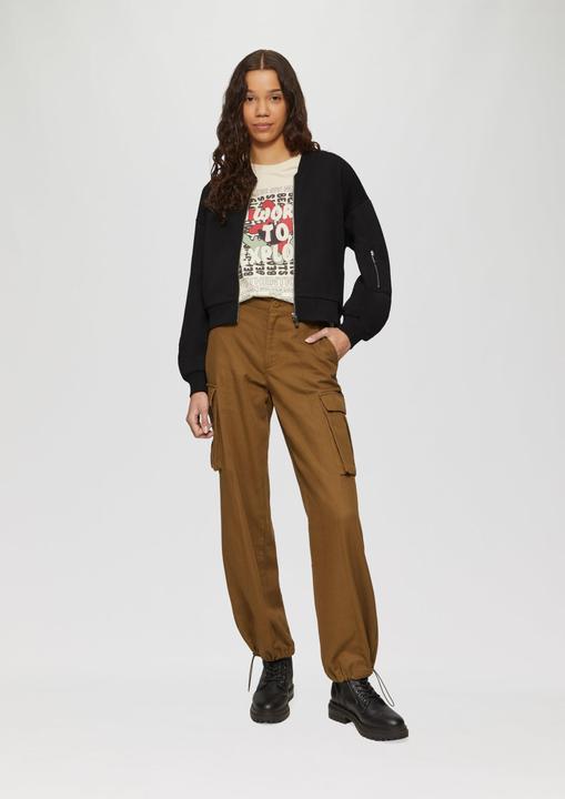 Produktbild s.Oliver Sweatshirt Verkürzter Sweat-Blouson (M)