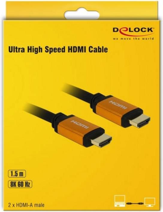 Produktbild Delock HDMI (Typ A) — HDMI (Typ A) (1.50 m, HDMI, 2.0a)