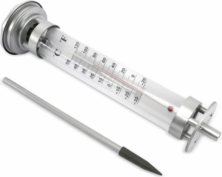 Produktbild Grundig Solarlampe mit LED Thermometer (4 lm)