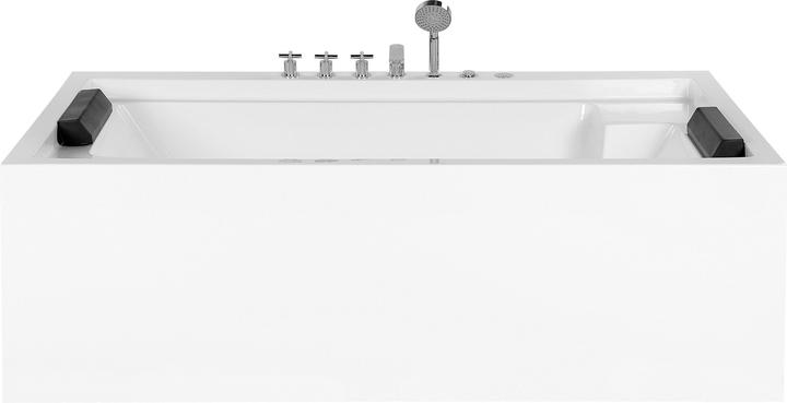 Produktbild Beliani Whirlpool Badewanne freistehend weiss rechteckig 180 x 110 cm SAONA (339 l, 110 cm)