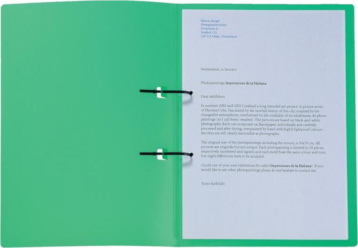 Produktbild Kolma Schnellhefter Easy A4 2 Heftstifte grün (A4, 1x)