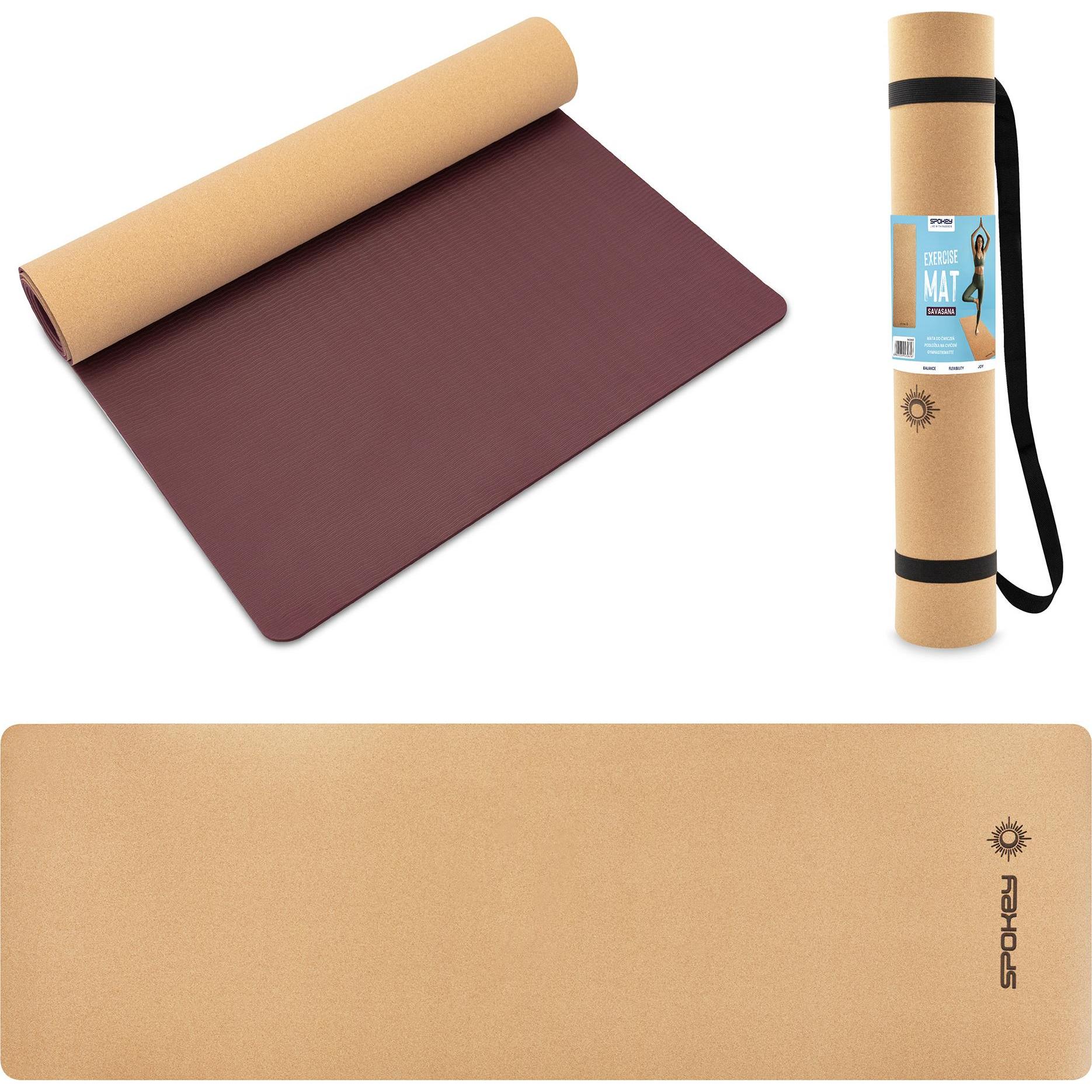 Spokey Savasana Korkmatte (4 mm) (47994617)