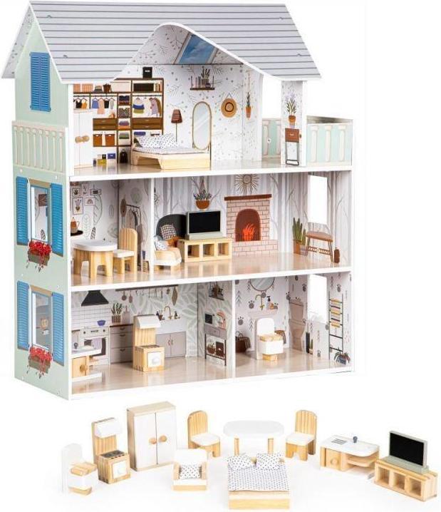 Immagine prodotto EcoToys Casa delle bambole in legno Emma (Codice 575)