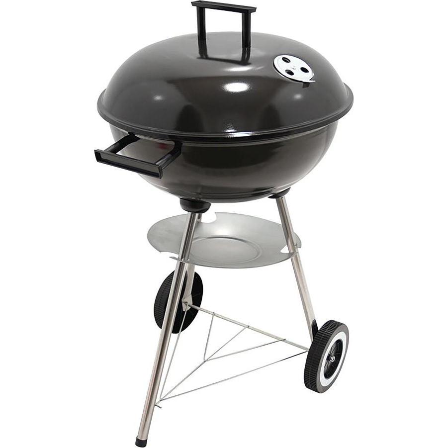 EDM, Grill a carbone, Charcoal bbq 3 legs with lid and wheels, black, ø51 x 76 cm