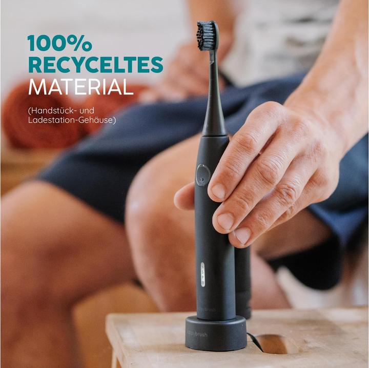 Produktbild happybrush Schallzahnbürste StarterKit Eco Vibe V3+ Black