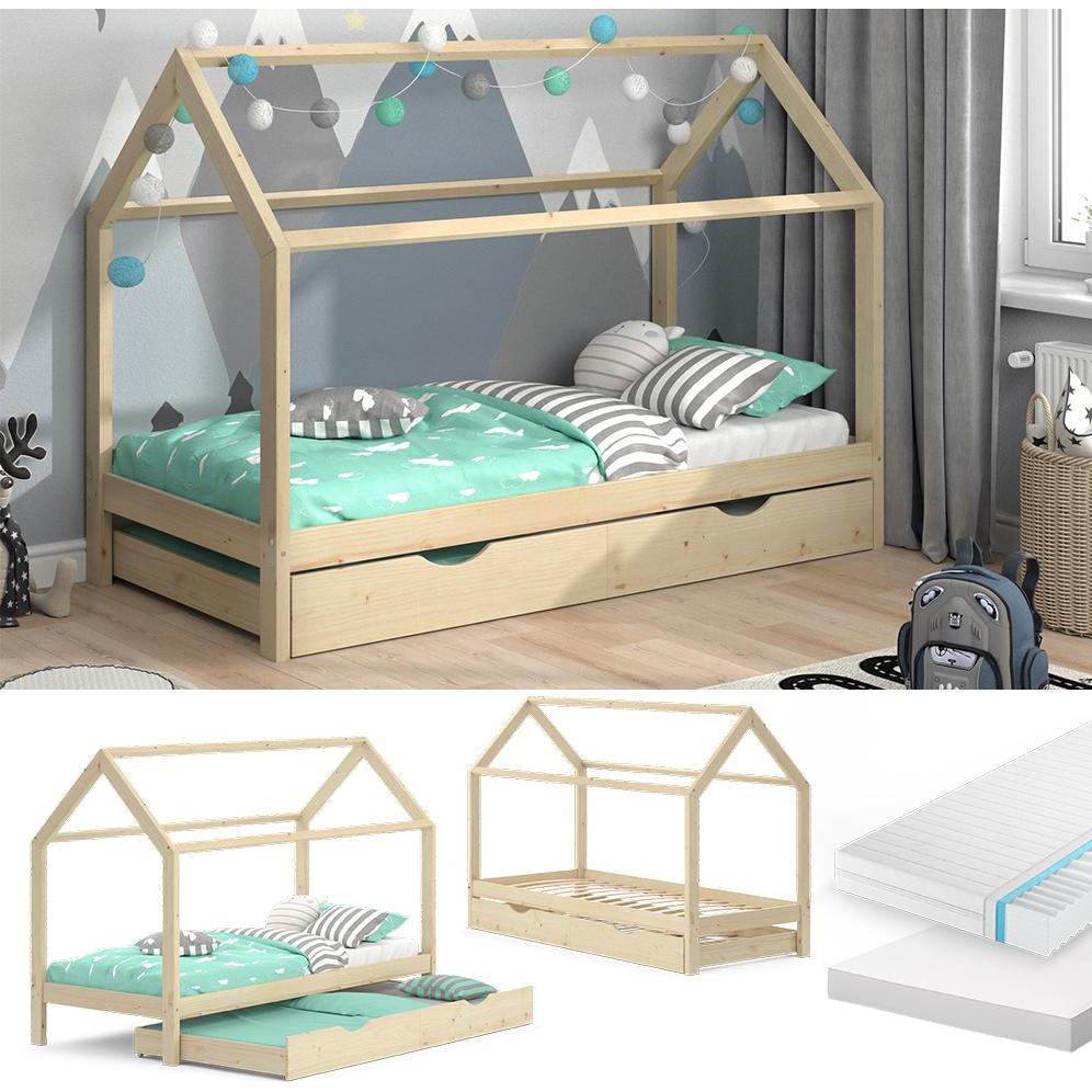 Thumbnail - VitaliSpa, Kinderbett, Hausbett Wiki (90 x 200 cm)