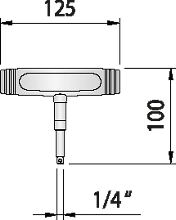 Image du produit Gedore Clé dynamométrique 763 06 1/4 (6.3 mm) 6 Nm (1/4", 6 Nm)