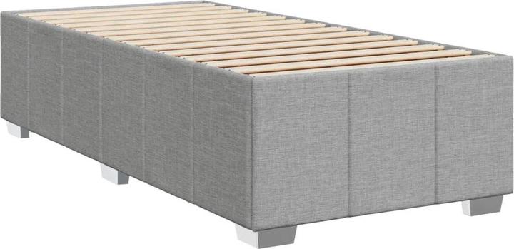 Actual product image vidaXL Bo x springbett mit Matratze 90 x 190 cm Stoff (90 x 190 cm)