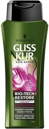 Schwarzkopf Gliss Kur Shampoo Bio-Tech Restore 6x250 Ml - Value Pack (1500 ml, Flüssiges Shampoo)