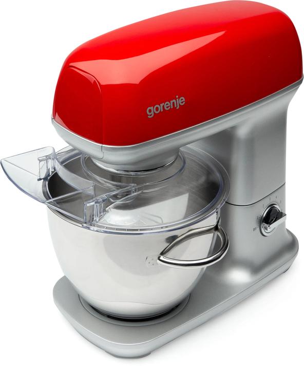 Produktbild Gorenje MMC1000RLR Kitchen machine, Max Power 1000 W, Mixing bowl 4.5 L, Stainless Steel/Red (1000 W)
