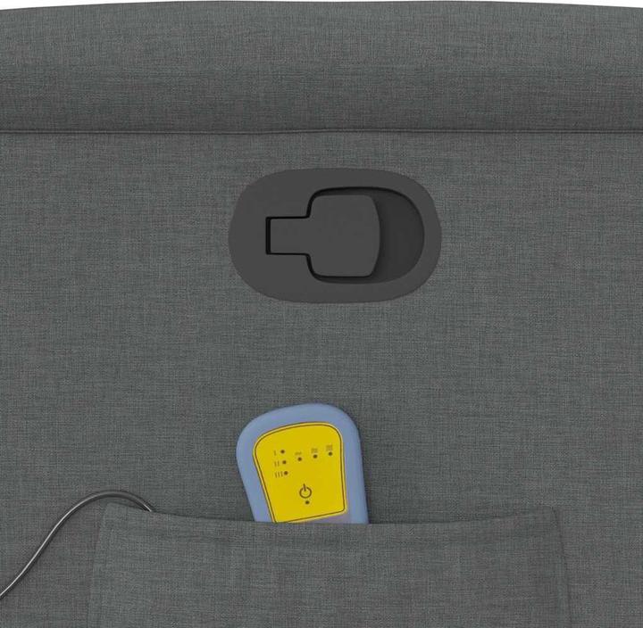 Produktbild vidaXL Massagesessel Dunkelgrau Stoff Massage TV-Sessel