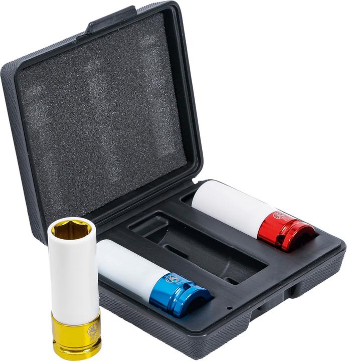 Actual product image BGS Force-protection set (17 mm, 19 mm, 21 mm)