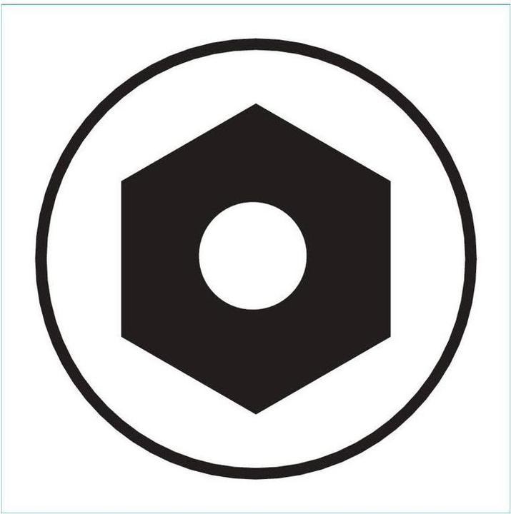 Actual product image PB Swiss Tools Sechskant-Klinge mit Bohrung (4 mm)