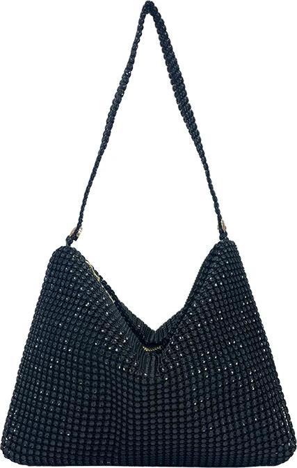 Actual product image Only-Bags.Store Glänzende Umhängetasche, Abend-Dinner-Handtasche, Clutch, elegante stilvolle Abendhandtasche