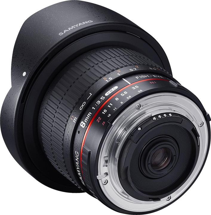 Produktbild Samyang 8mm f/3.5 Asph IF MC Fisheye CSII DH - Nikon F (Nikon F, APS-C / DX)