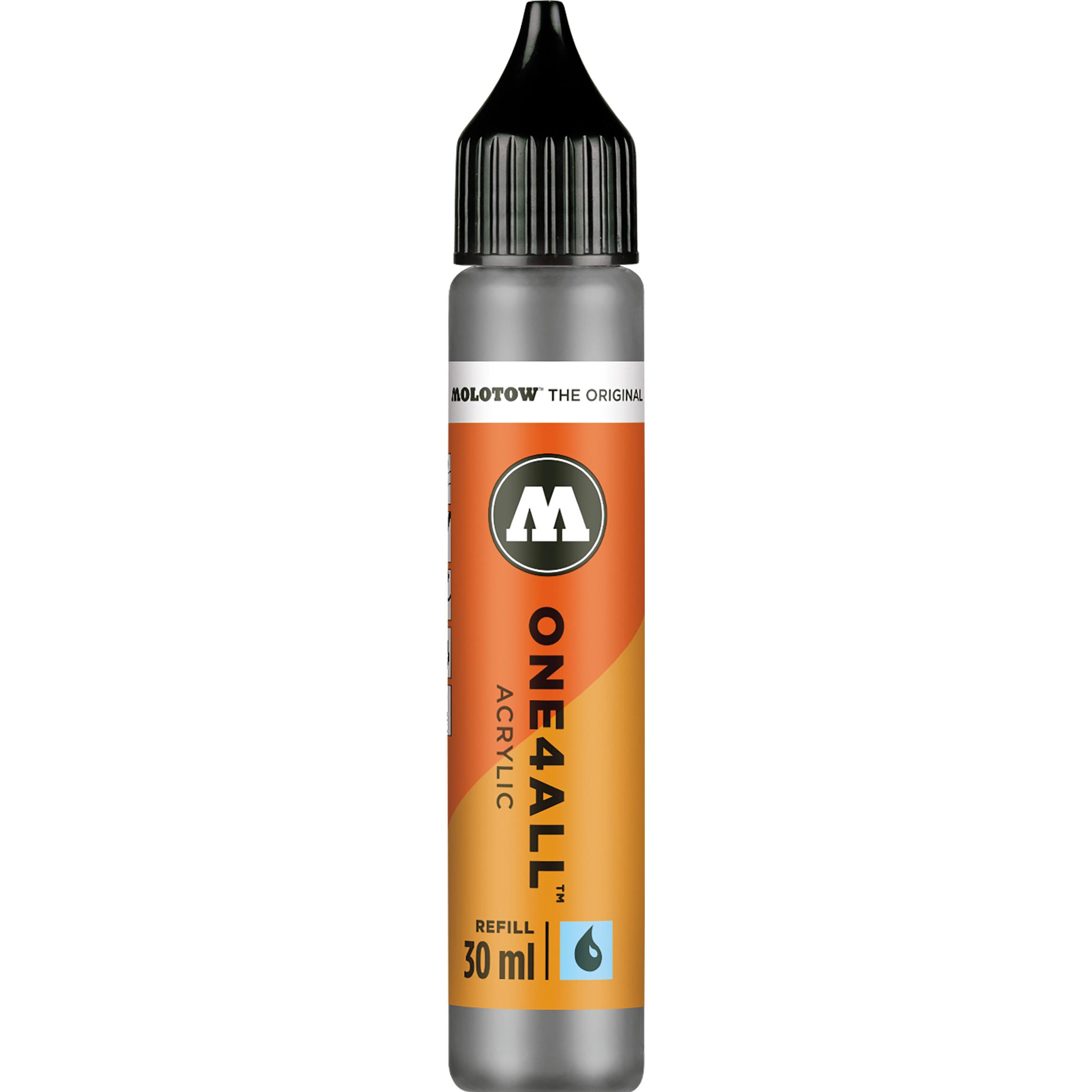 Thumbnail - Molotow, Ersatzpatrone, Nachfülltinte One4All für Permanentmarker 30ml cool grey pastell (Nachfülleinheit, Grau)