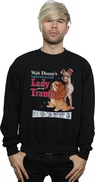 Produktbild Disney Lady And The Tramp Distressed Classic Poster Sweatshirt (S)