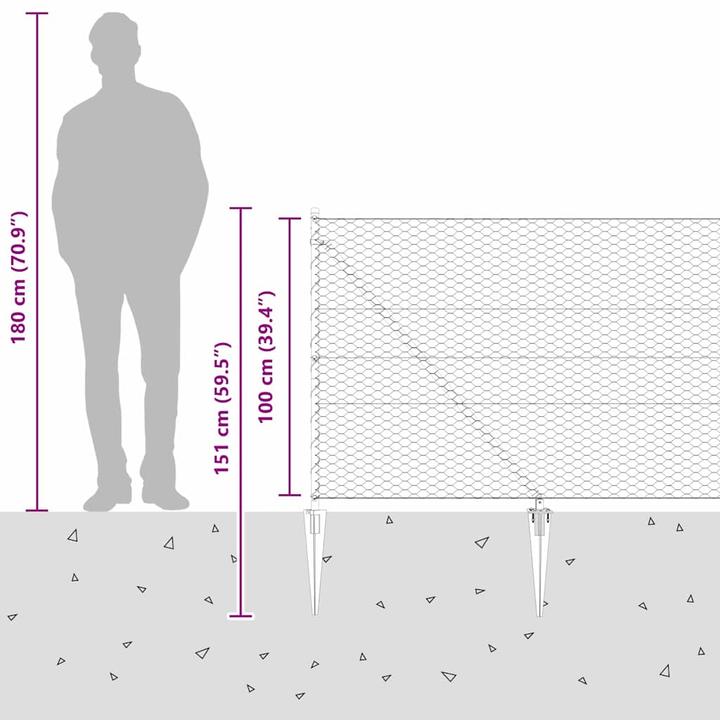 Produktbild vidaXL Gartenzaun
