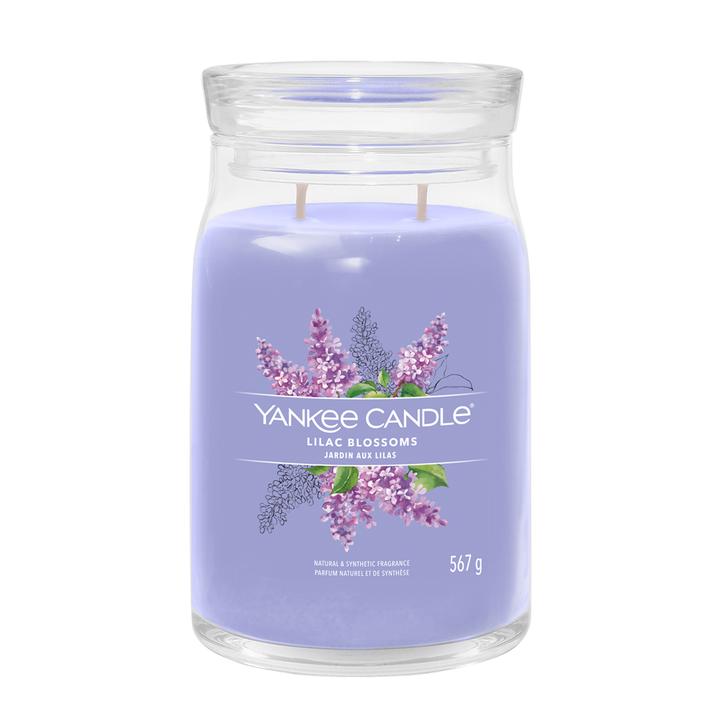 Actual product image Yankee Candle Duftkerze Lilac Blossoms Signature Large Jar (567 g)