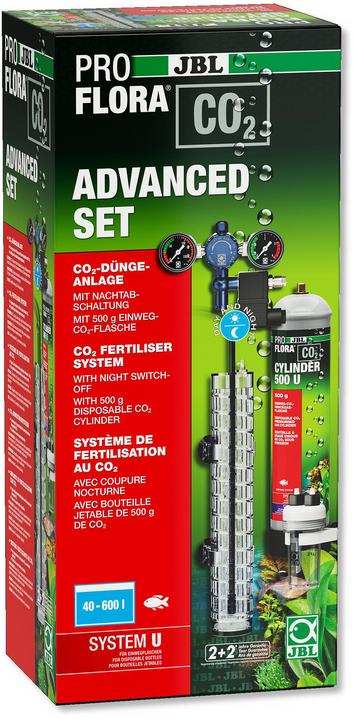 Produktbild JBL Aquaristik und Terraristik ProFlora CO2 Advanced Set U Einweg-CO2-Düngeanlage (Aquarium Dünger)