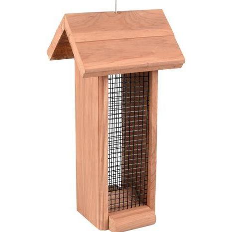 Flamingo Bird Table Seeds Niklas Cedar Wood - (540058516315), Vogelhaus