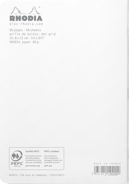 Immagine prodotto Rhodia Quaderni/Notebook Classic (A5, Rigatura speciale)