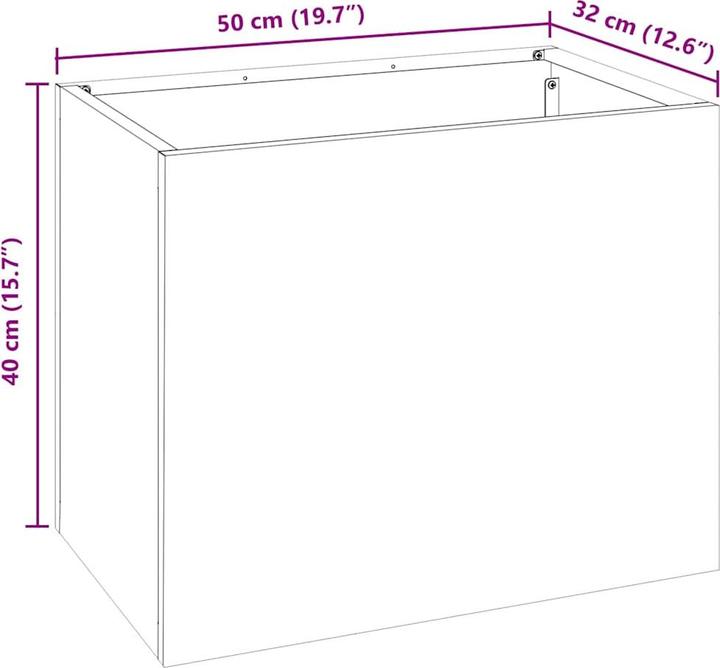 Produktbild vidaXL Gartenpflanzer