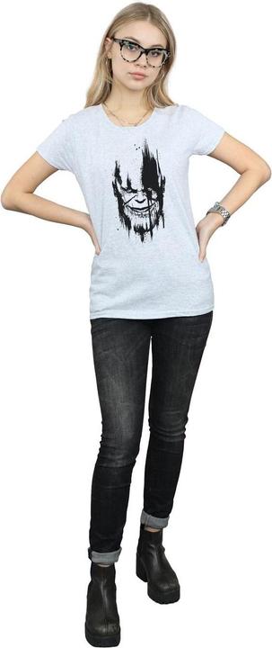 Image du produit - T-shirt AVENGERS INFINITY WAR THANOS FACE - Femme (M)