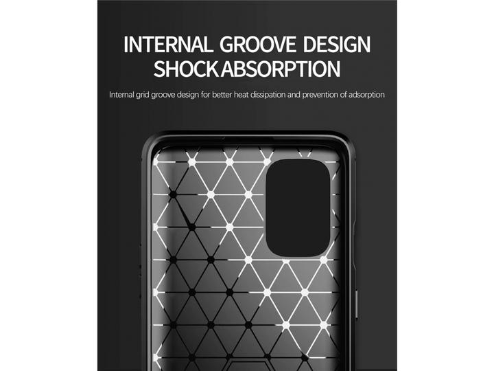 Produktbild Screenguard OnePlus 8T Hülle Carbon Brushed Soft TPU (OnePlus 8T)