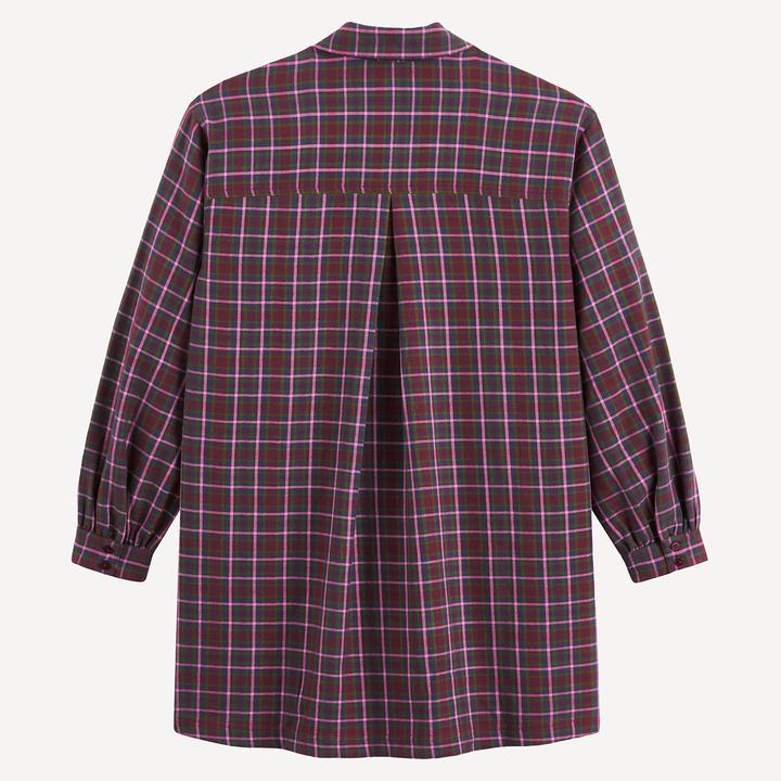 Produktbild La Redoute Collections Gerade geschnittenes Kleid mit langen Ärmeln und Karomuster (128)