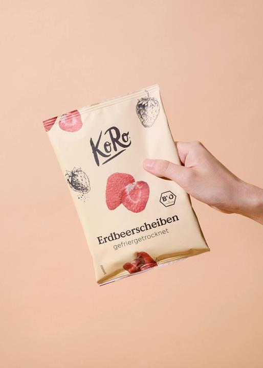 Image du produit KoRo Tranches de fraises (20 g)