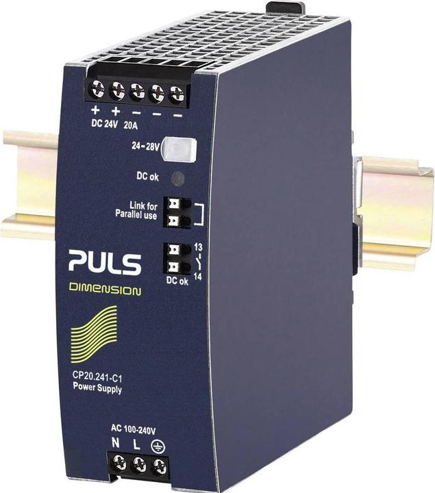 PULS DIN Rail Power Supply 24V 20A 480W