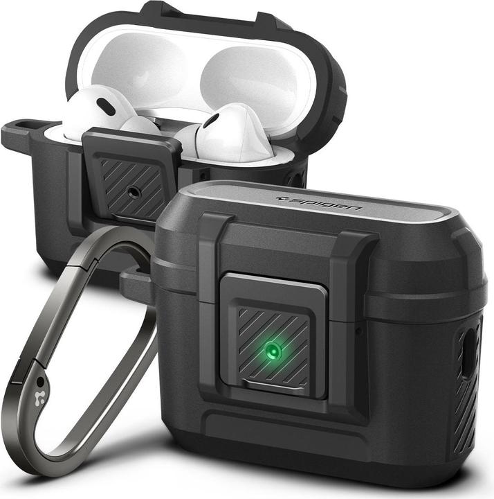 Image du produit Spigen Lock Fit Airpods Pro 1/2 Matte Black (Sac pour écouteurs)