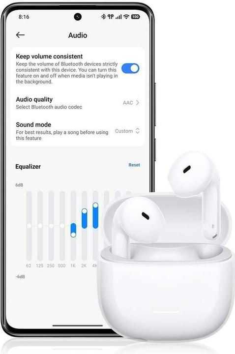 Actual product image Xiaomi Redmi Buds 8 Active (ANC, 7 h, Wireless)