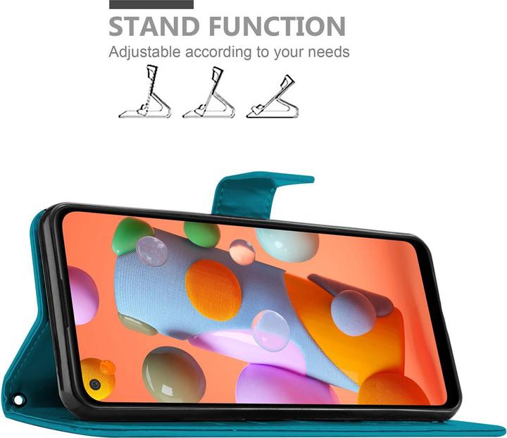 Produktbild Cadorabo Flower Book Cover (Samsung Galaxy M11, Samsung Galaxy A11)