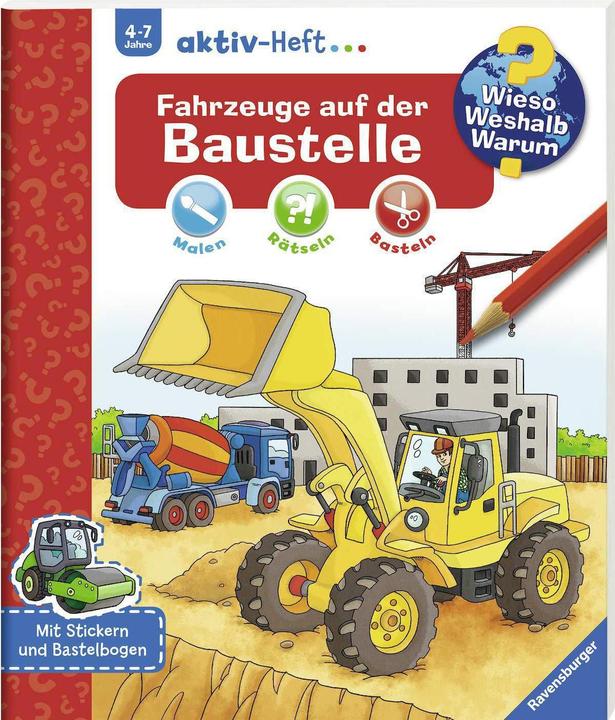 Produktbild Ravensburger Fahrzeuge auf der Baustelle (Deutsch, Sebastian Coenen, 2019)