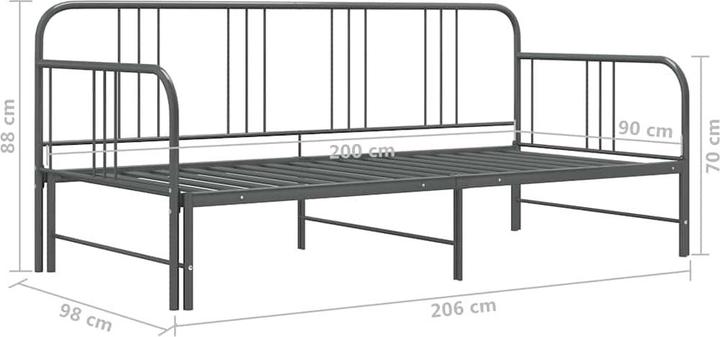 Image du produit vidaXL Schlafsofa-Gestell (90 x 200 cm)