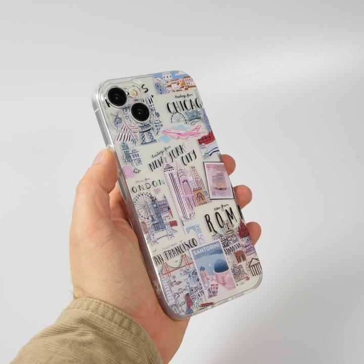 Image du produit PhoneLook Coque Gel silicone Cities of the world (Apple iPhone 15)