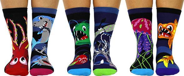 Actual product image United Oddsocks Socks of the Deep (Single pack, 30 - 38)