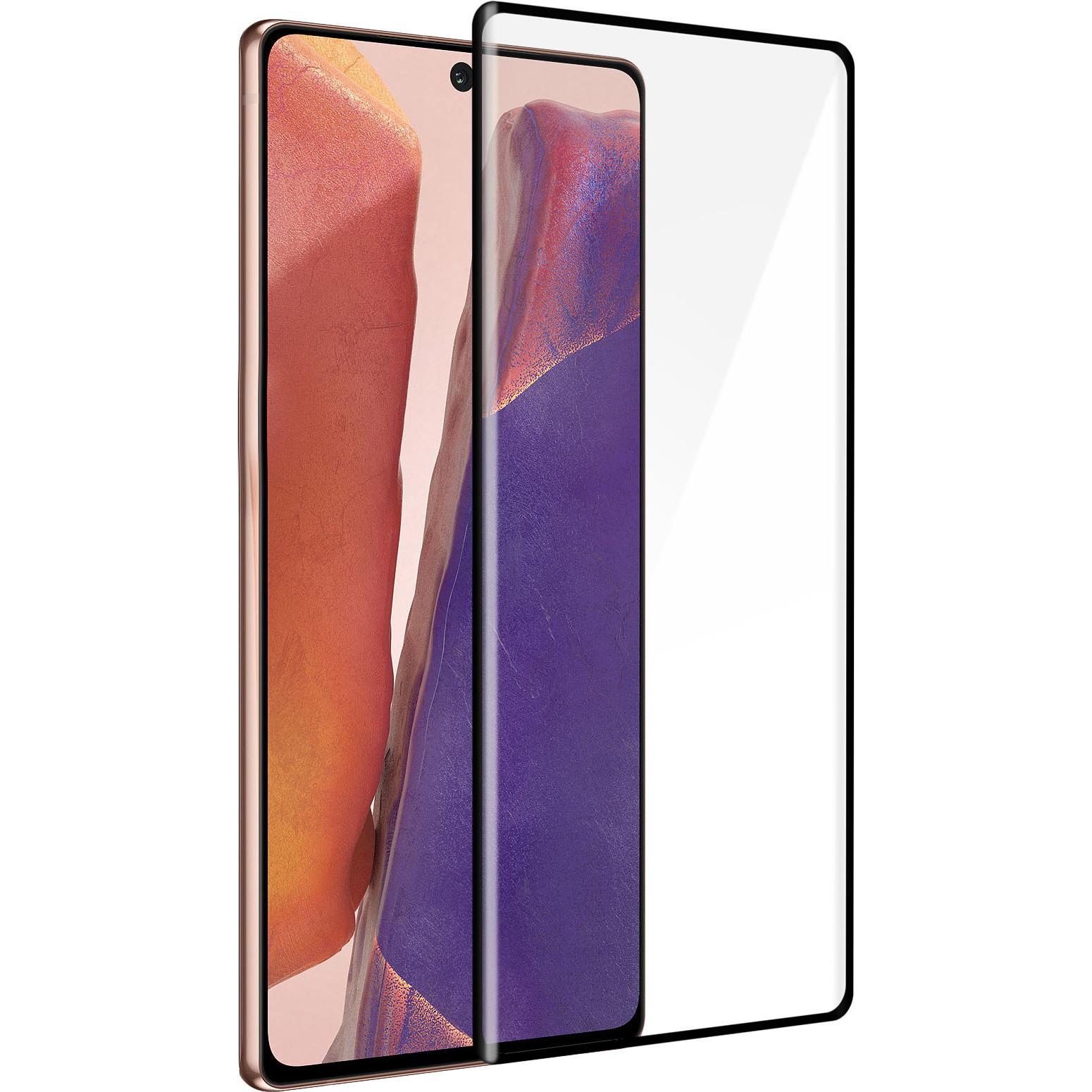 Avizar Panzerglas, Glas Schutzfolie, Schutzglas (1 Stück, Samsung Galaxy Note 20), Smartphone Schutzfolie, Schwarz
