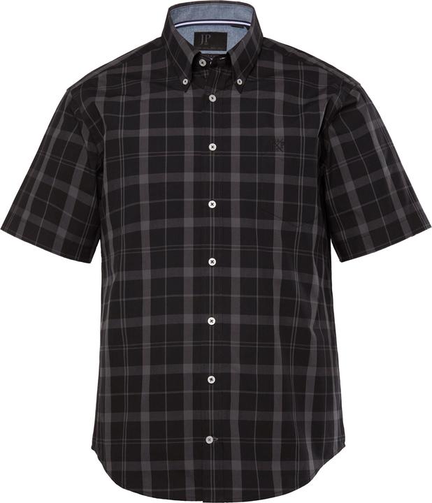 Produktbild JP1880 Karohemd, Halbarm, Buttondown-Kragen, Modern Fit (L)
