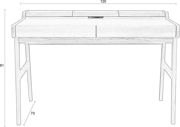 Immagine prodotto Zuiver Kaat (120 x 70 x 81 cm)