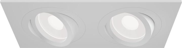 Produktbild Maytoni Atom Downlight, Einbauleuchte 2x GU10 Weiss 2-fach (GU10)