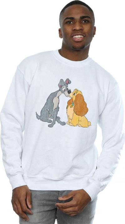 Produktbild Disney Lady And The Tramp Distressed Kiss Sweatshirt (3XL)